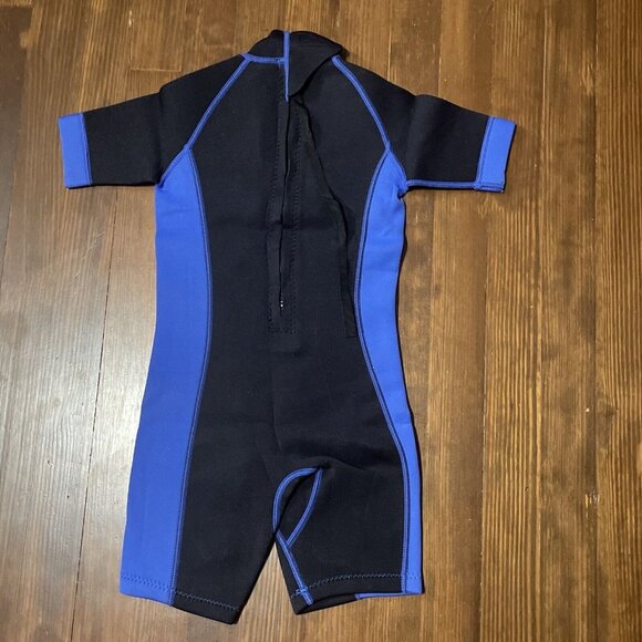OMGear Wetsuit Kids 2mm 3mm Shorty Neoprene one Piece Short Sleeves Diving 6 - Picture 8 of 14
